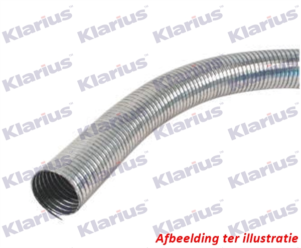 Flexibele uitlaatpijp 25mm    lengte: 2 meter